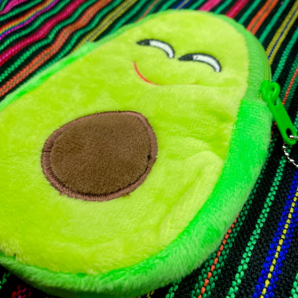 AVOCADO coin purse KEYCHAIN